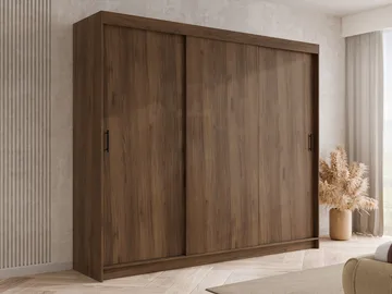 Piedras garderobe 250x215 cm - Brun - Oppbevaring - Klesoppbevaring - Garderober & garderobesystem - Garderobeskap & klesskap