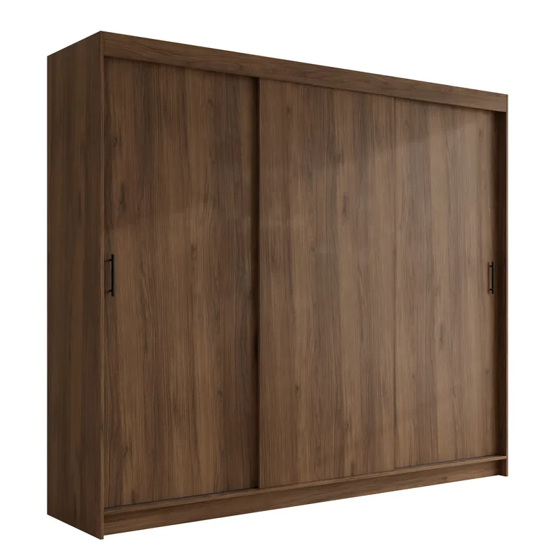 Piedras garderobe 250x215 cm, Brun