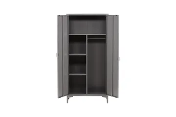 Piring Garderobe 85x45x183 cm - Lys grå - Oppbevaring - Klesoppbevaring - Garderober & garderobesystem - Garderobeskap & klesskap
