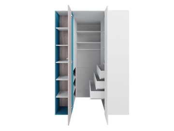 Planeta Garderobeskap - Oppbevaring - Klesoppbevaring - Garderober & garderobesystem - Hjørnegarderobe