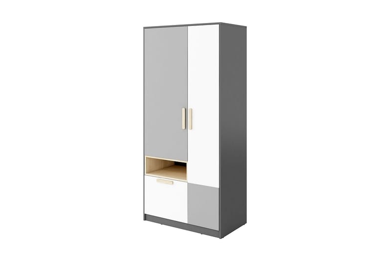 Pok Garderobe 90x50x193 cm - Oppbevaring - Klesoppbevaring - Garderober & garderobesystem