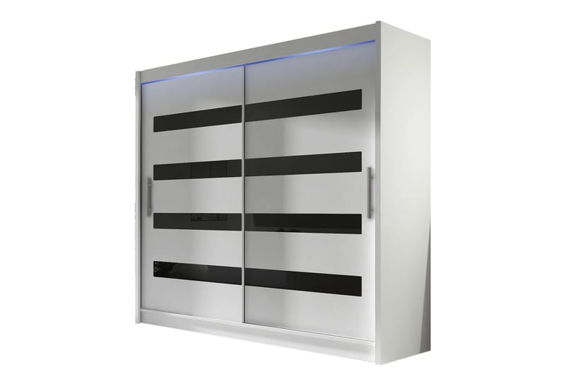 Prag Garderobe 180x215 cm, Hvit