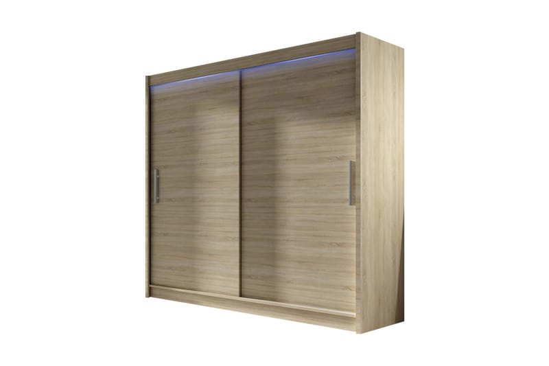 Prag Garderobe 180x57x215 cm - Beige - Garderober & garderobesystem