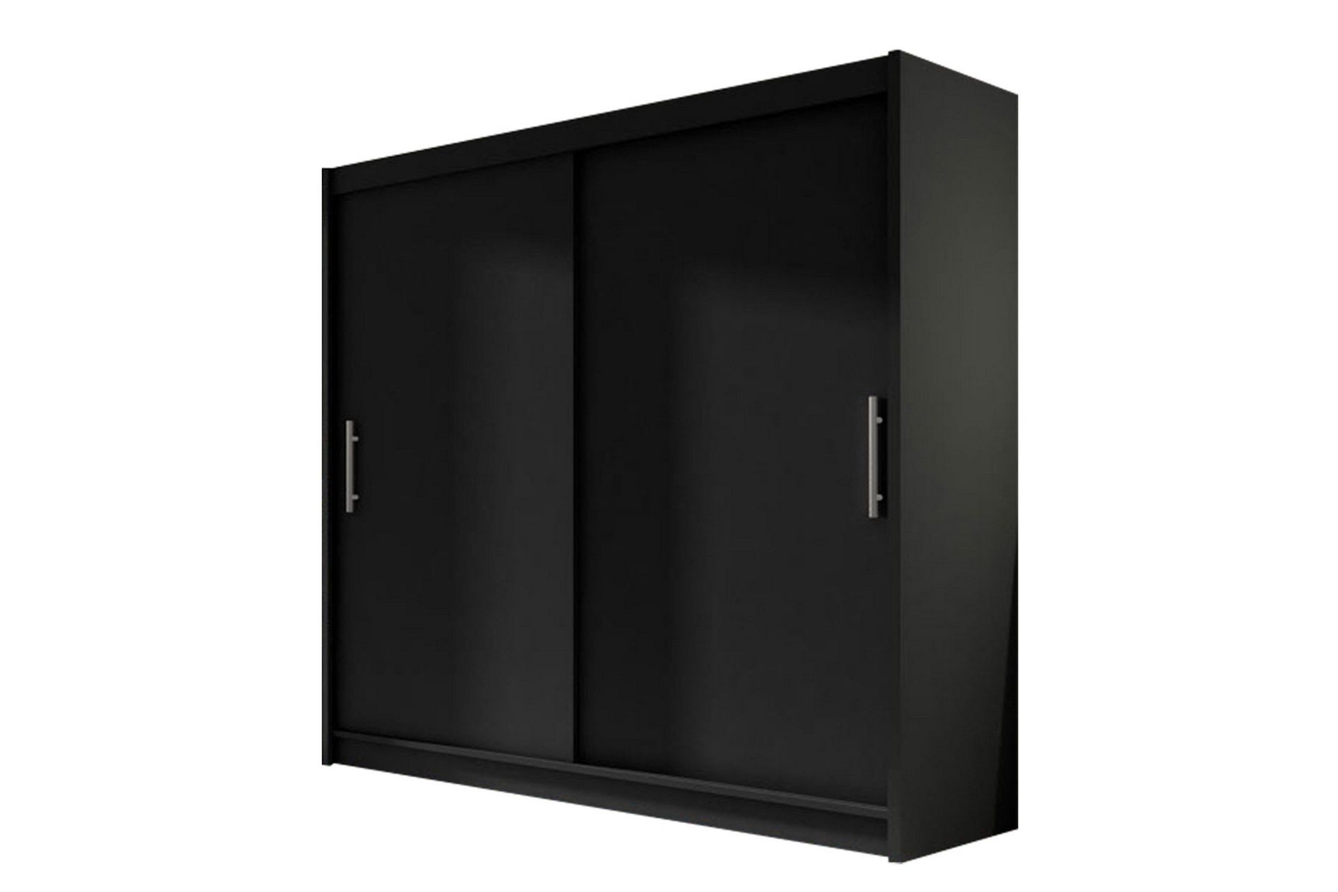 Prag Garderobe Skyvedører - Svart
