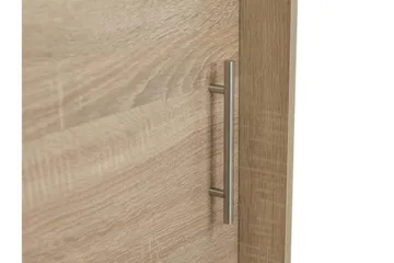 Prag Garderobeskap 180x215 cm i Tre - Svart - Oppbevaring - Klesoppbevaring - Garderober & garderobesystem