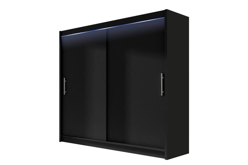 Prag Garderobeskap 180x215 cm, Svart