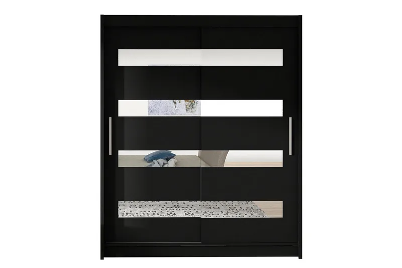 Presto Garderobe 58x150 cm, Svart