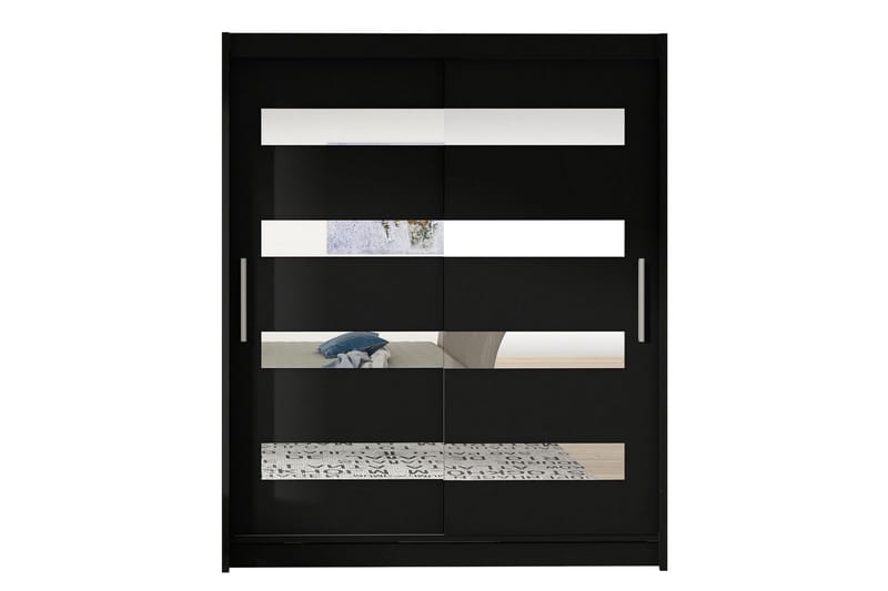 Presto Garderobe 58x150 cm, Svart