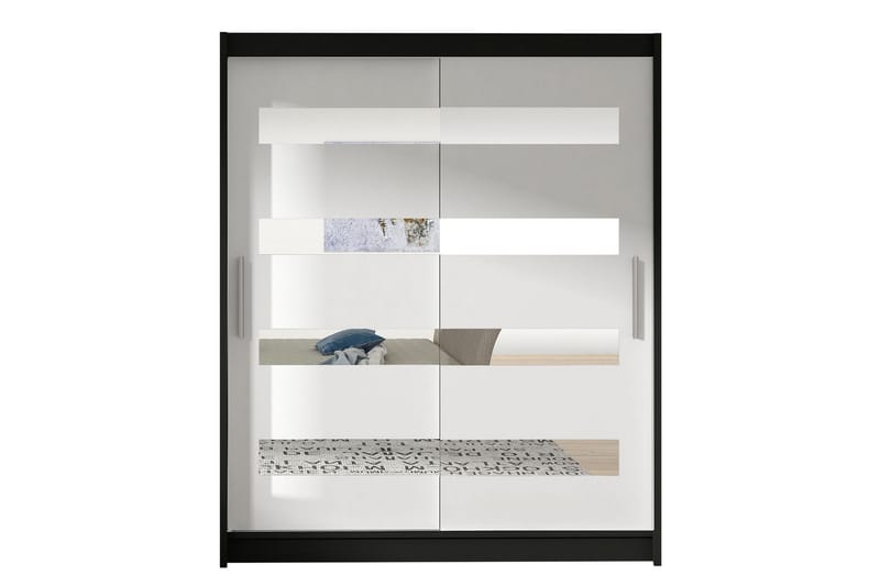 Presto Garderobe 58x150 cm - Svart/Hvit - Oppbevaring - Klesoppbevaring - Garderober & garderobesystem