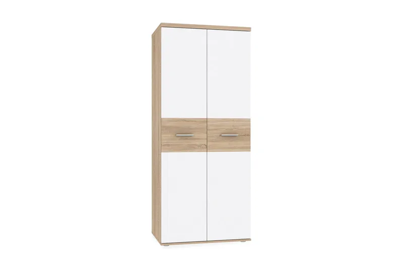 Priesmeyer Garderobe 80x189 cm, Brun/Hvit