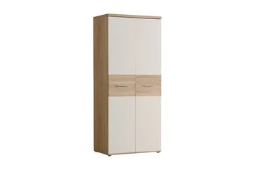 Priesmeyer Garderobe 80x189 cm - Brun/Hvit - Oppbevaring - Klesoppbevaring - Garderober & garderobesystem
