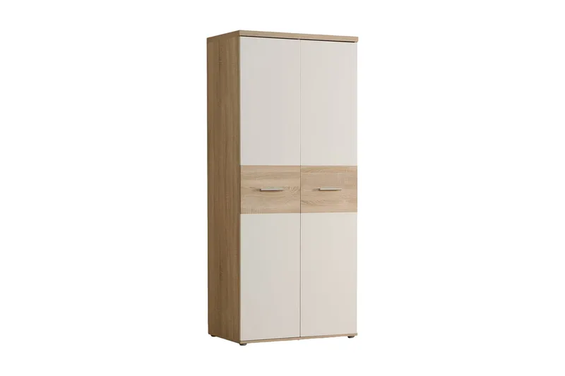 Priesmeyer Garderobe 80x189 cm - Brun/Hvit - Oppbevaring - Klesoppbevaring - Garderober & garderobesystem