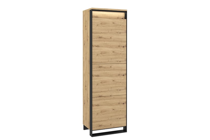 Quant Garderobe 41x60 cm - Eik/Svart - Oppbevaring - Klesoppbevaring - Garderober & garderobesystem