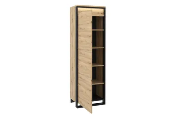 Quant Garderobe 41x60 cm - Eik/Svart - Oppbevaring - Klesoppbevaring - Garderober & garderobesystem