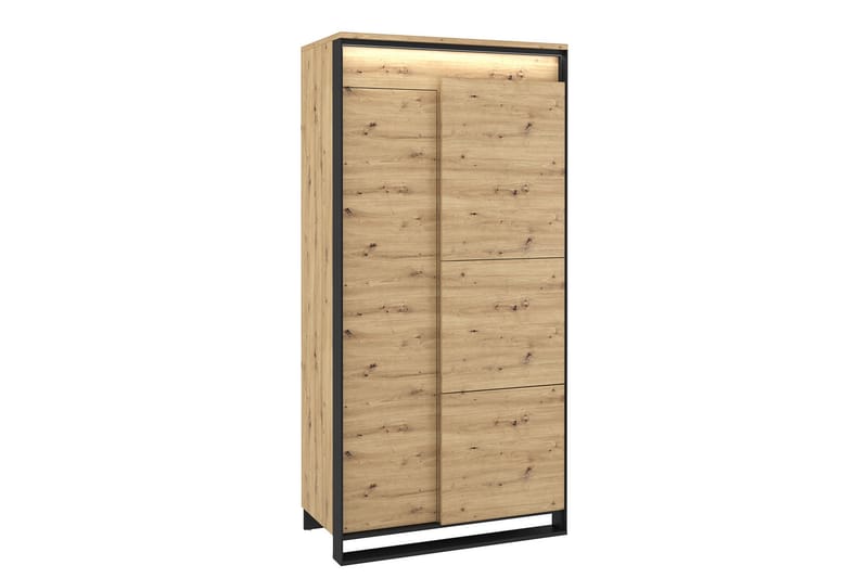 Quant Garderobe 50x95 cm - Eik/Svart - Garderober & garderobesystem - Garderobeskap & klesskap