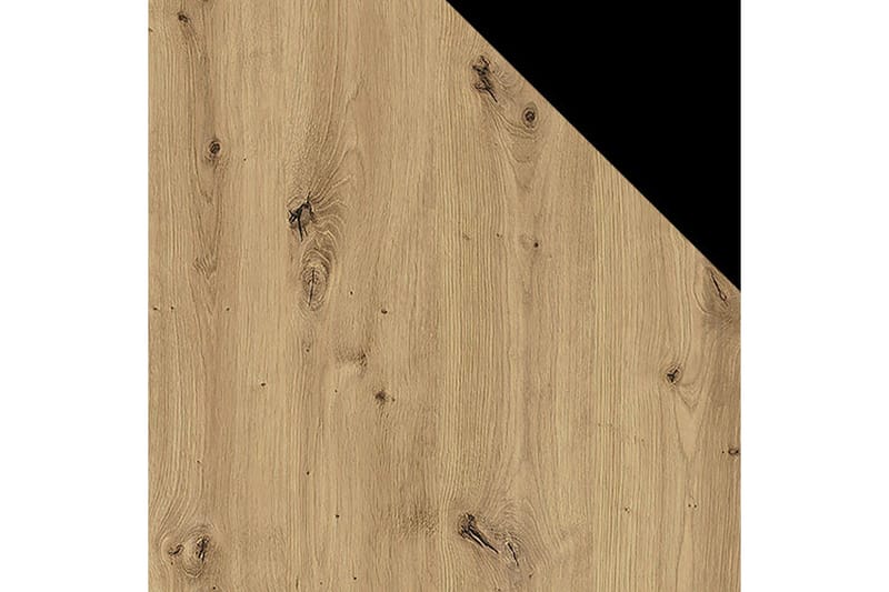 Quant Garderobe 50x95 cm - Eik/Svart - Oppbevaring - Klesoppbevaring - Garderober & garderobesystem