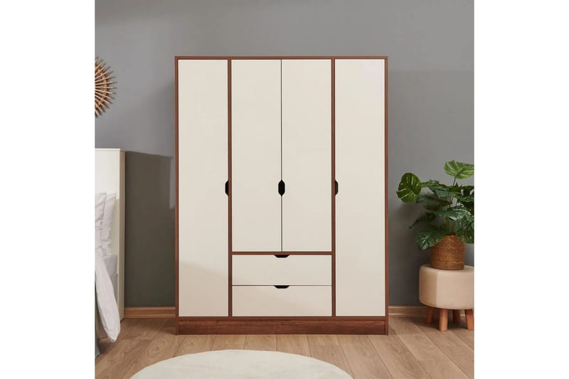 Ranko Garderobe 140x182 cm - Multifarget - Oppbevaring - Klesoppbevaring - Garderober & garderobesystem