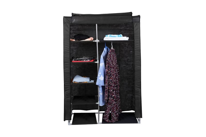 Andifli Garderobe 102x146 cm - Grå - Oppbevaring - Klesoppbevaring - Garderober & garderobesystem - Reisegarderobe