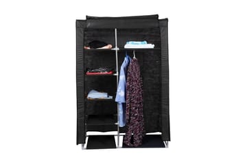 Andifli Garderobe 102x146 cm - Svart - Oppbevaring - Klesoppbevaring - Garderober & garderobesystem - Reisegarderobe