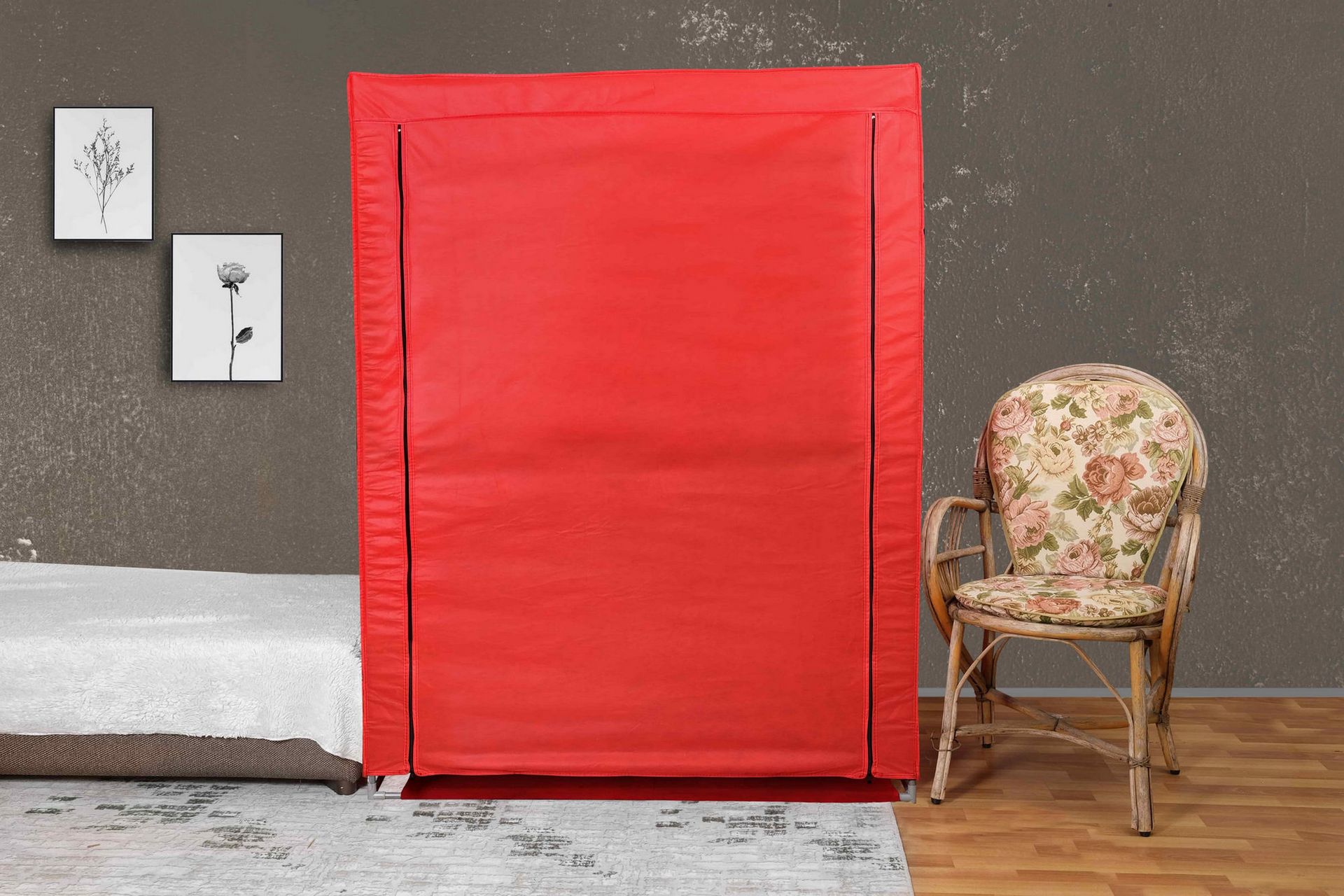Andifli Oppbevaringspose 118x158 cm - Rød - Oppbevaring - Klesoppbevaring - Garderober & garderobesystem - Reisegarderobe