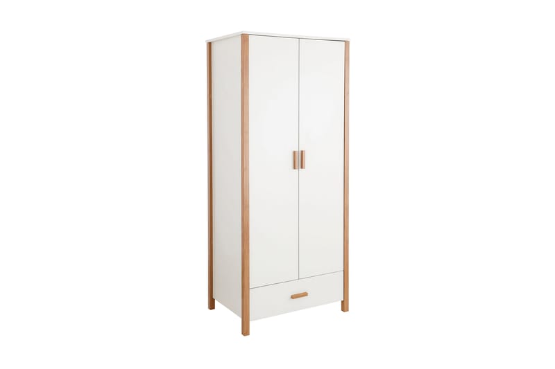 Trambly Garderobe 80 cm - Hvit - Oppbevaring - Klesoppbevaring - Garderober & garderobesystem - Reisegarderobe