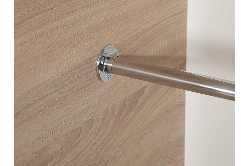 Rejasia Garderobe med Speil 120 cm - Hvit - Oppbevaring - Klesoppbevaring - Garderober & garderobesystem