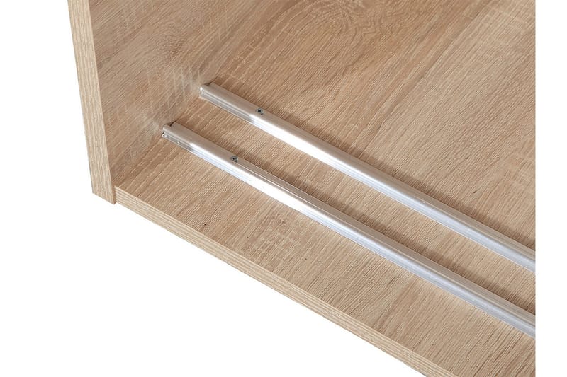 Rejasia Garderobe med Speil 120 cm - Hvit - Oppbevaring - Klesoppbevaring - Garderober & garderobesystem