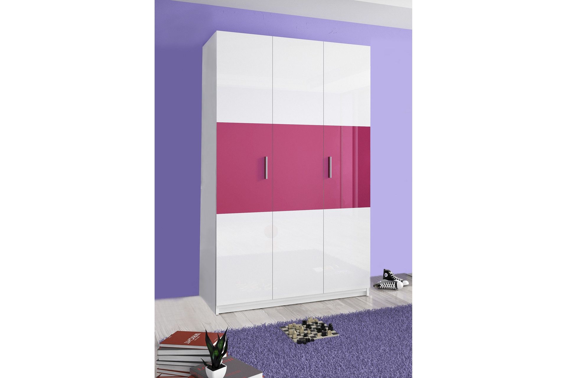 Rogsta Garderobe 120 cm - Rosa