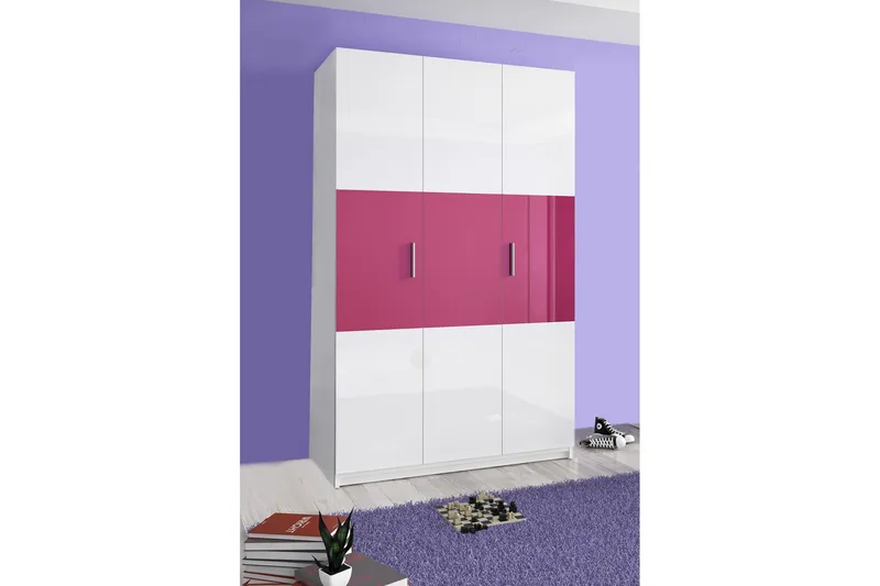 Rogsta Garderobe 120 cm, Rosa