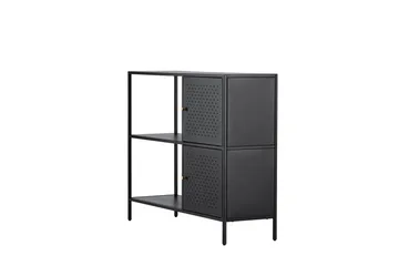 Salta Garderobe 100x75 cm - Svart - Oppbevaring - Oppbevaringsmøbler - Sideboard & skjenker