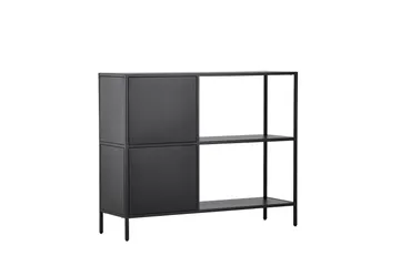 Salta Garderobe 100x75 cm - Svart - Oppbevaring - Oppbevaringsmøbler - Sideboard & skjenker