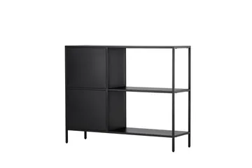 Salta Garderobe 100x75 cm - Svart - Oppbevaring - Oppbevaringsmøbler - Sideboard & skjenker