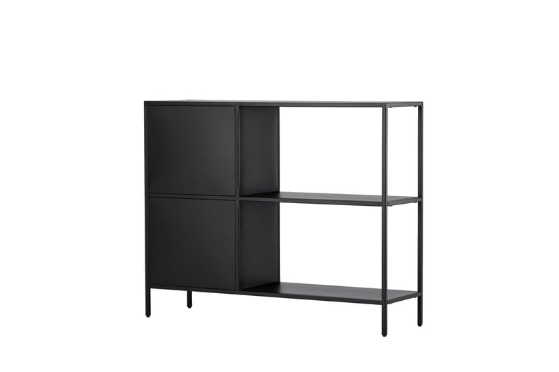 Salta Garderobe 100x75 cm - Svart - Oppbevaring - Oppbevaringsmøbler - Sideboard & skjenker