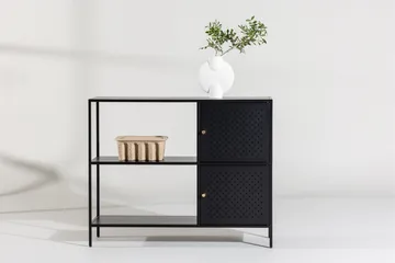 Salta Garderobe 100x75 cm - Svart - Oppbevaring - Oppbevaringsmøbler - Sideboard & skjenker