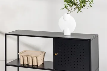 Salta Garderobe 100x75 cm - Svart - Oppbevaring - Oppbevaringsmøbler - Sideboard & skjenker