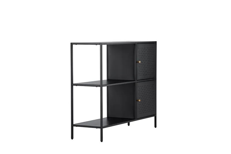 Salta Garderobe 100x75 cm - Svart - Oppbevaring - Oppbevaringsmøbler - Sideboard & skjenker