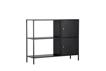 Salta Garderobe 100x75 cm - Svart - Oppbevaring - Oppbevaringsmøbler - Sideboard & skjenker