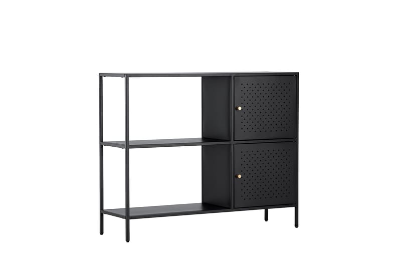 Salta Garderobe 100x75 cm - Svart - Oppbevaring - Oppbevaringsmøbler - Sideboard & skjenker