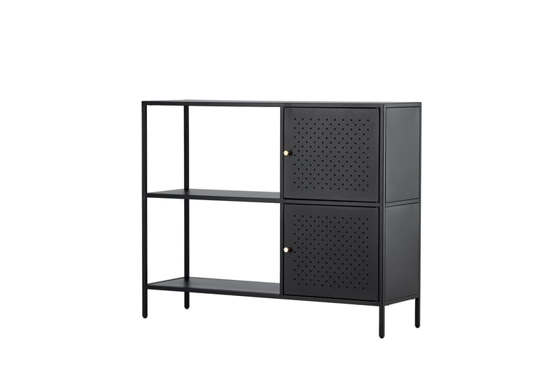 Salta Garderobe 100x75 cm - Svart - Oppbevaring - Oppbevaringsmøbler - Sideboard & skjenker