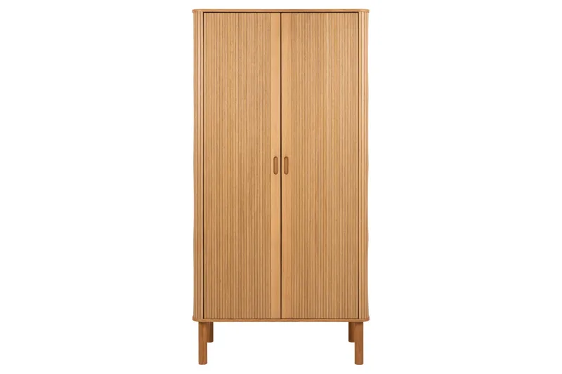 Samay Garderobe 100x200 cm - Natur - Oppbevaring - Klesoppbevaring - Garderober & garderobesystem