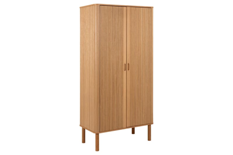 Samay Garderobe 100x200 cm - Natur - Oppbevaring - Klesoppbevaring - Garderober & garderobesystem
