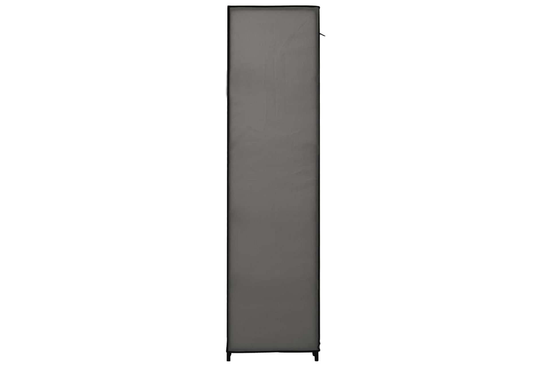 Sammenleggbar garderobe grå 110x45x175 cm stoff - Oppbevaring - Klesoppbevaring - Garderober & garderobesystem