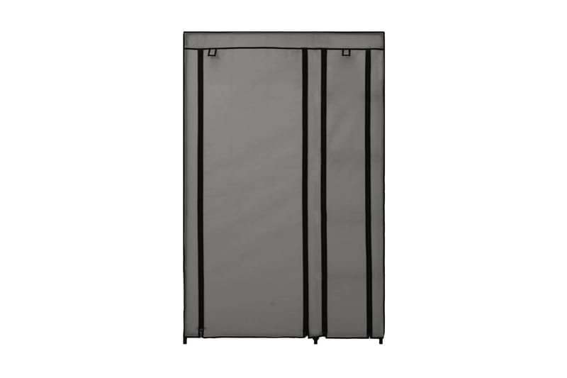 Sammenleggbare garderober 2 stk grå 110x45x175 cm stoff - Oppbevaring - Klesoppbevaring - Garderober & garderobesystem