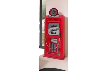 Santacruz Garderobe Bensinstasjon - Rød - Oppbevaring - Klesoppbevaring - Garderober & garderobesystem