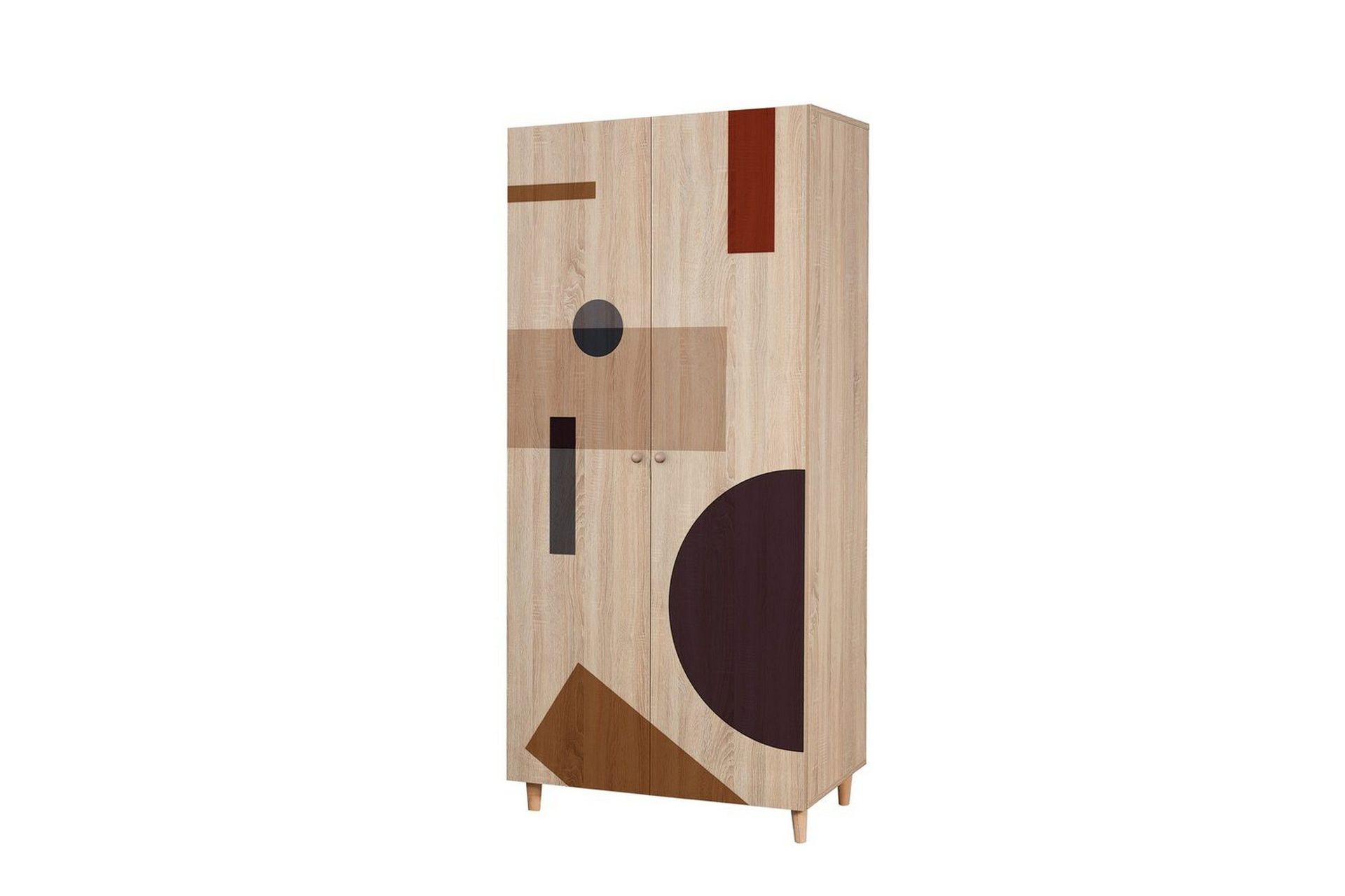 Selalesi Garderobe 90x192 cm - Natur