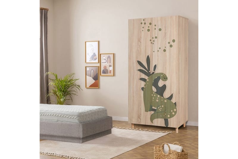 Selalesi Garderobesskåp 90x192 cm - Oppbevaring - Klesoppbevaring - Garderober & garderobesystem - Garderobeskap & klesskap