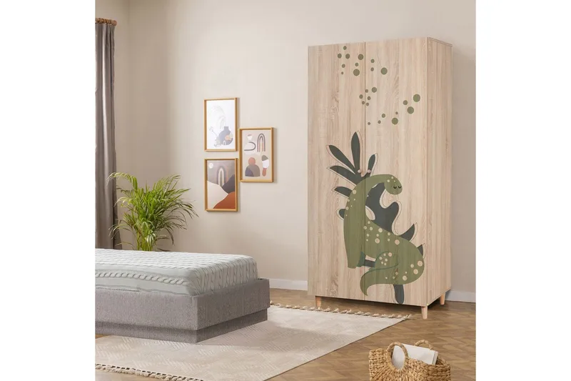 Selalesi Garderobesskåp 90x192 cm - Oppbevaring - Klesoppbevaring - Garderober & garderobesystem - Garderobeskap & klesskap