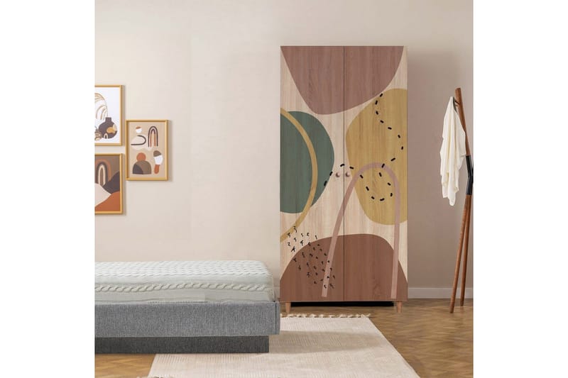 Selalesi Garderobesskåp 90x192 cm - Oppbevaring - Klesoppbevaring - Garderober & garderobesystem - Garderobeskap & klesskap