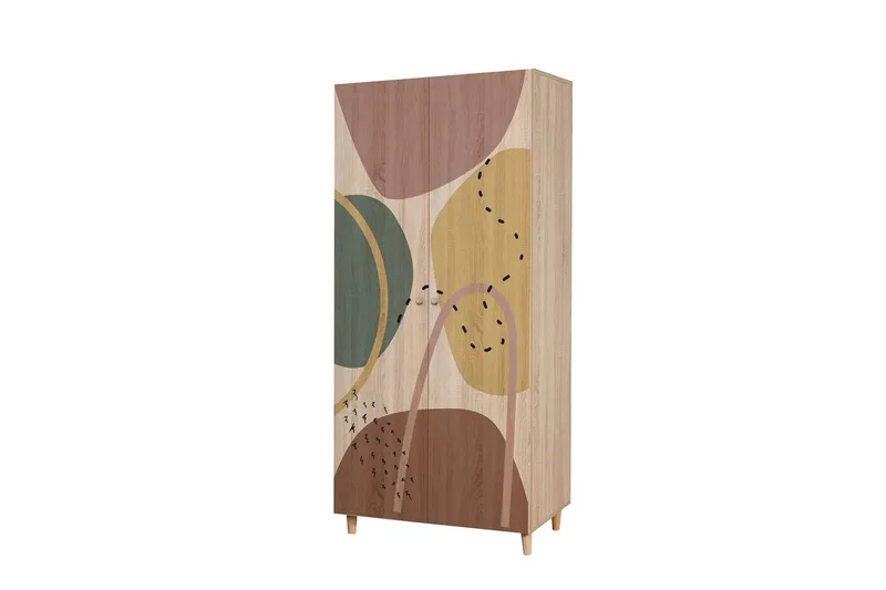 Selalesi Garderobesskåp 90x192 cm - Oppbevaring - Klesoppbevaring - Garderober & garderobesystem - Garderobeskap & klesskap