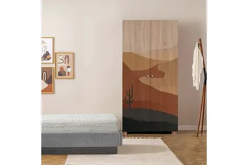 Selalesi Garderobesskåp 90x192 cm - Oppbevaring - Klesoppbevaring - Garderober & garderobesystem - Garderobeskap & klesskap